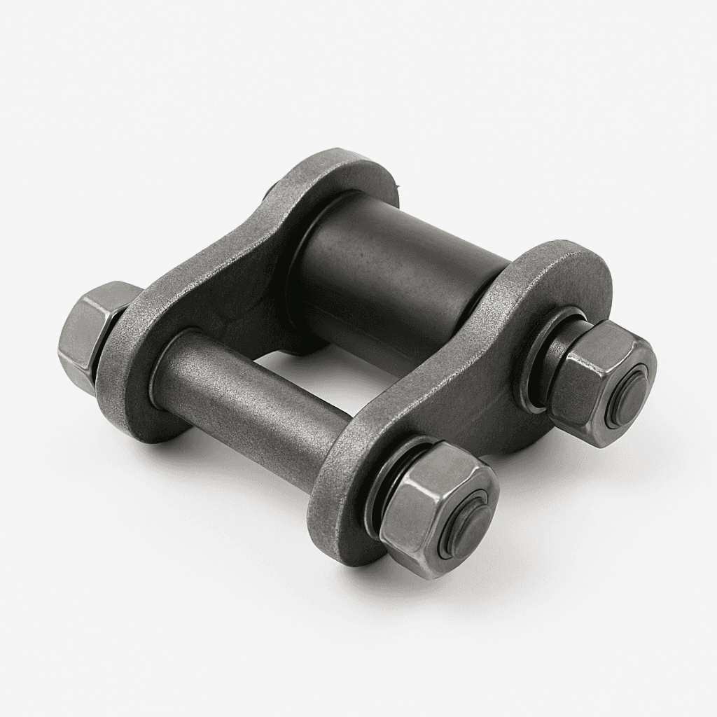 Spring shackle mounting