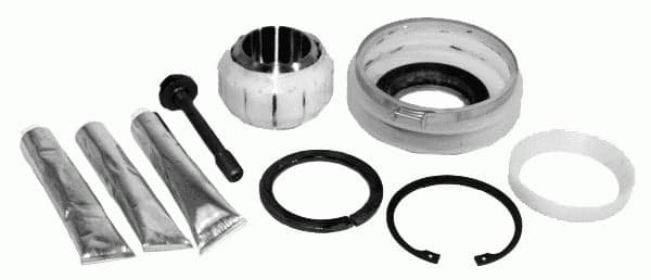 Triangular control arm central joint