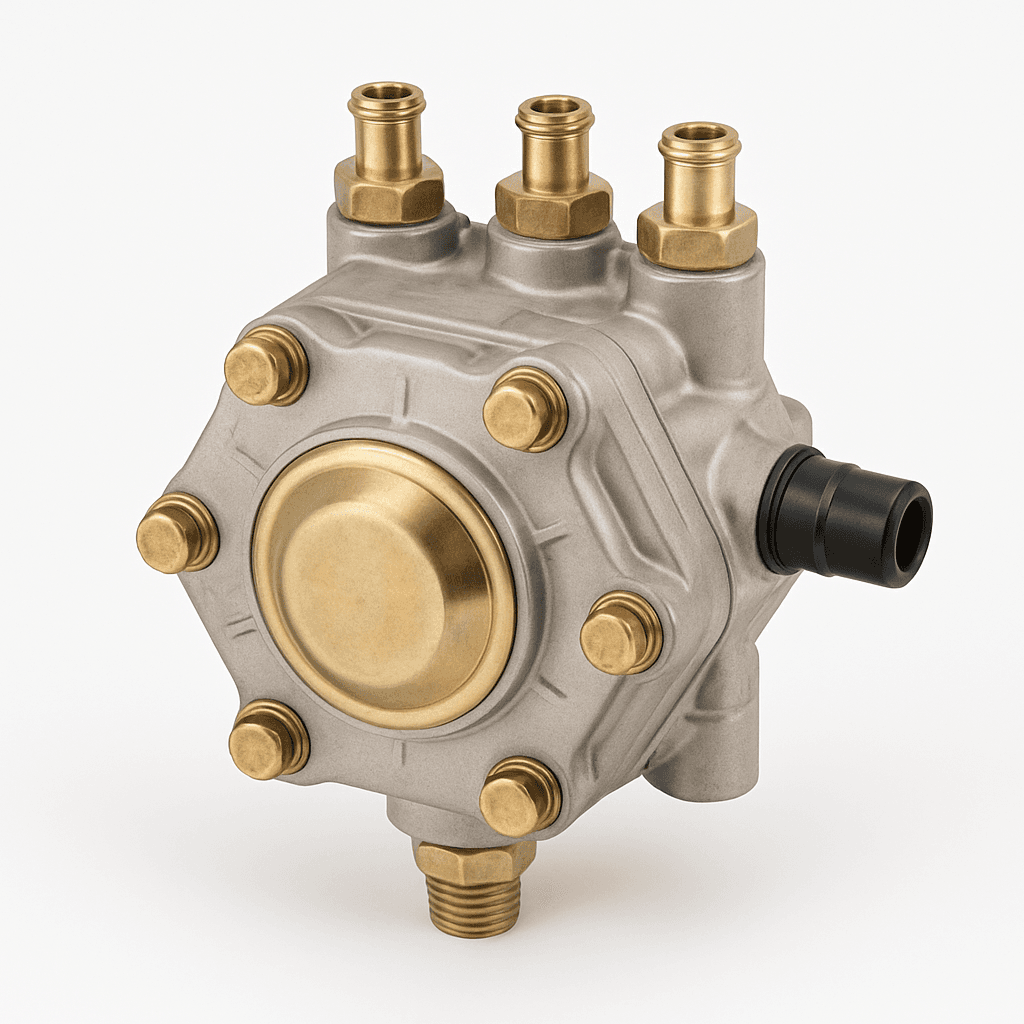 Injection system fuel distributor