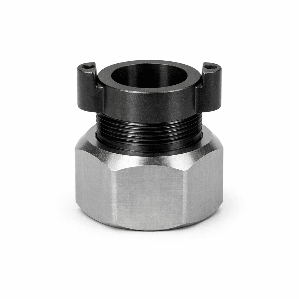 Injector holder tensioning nut