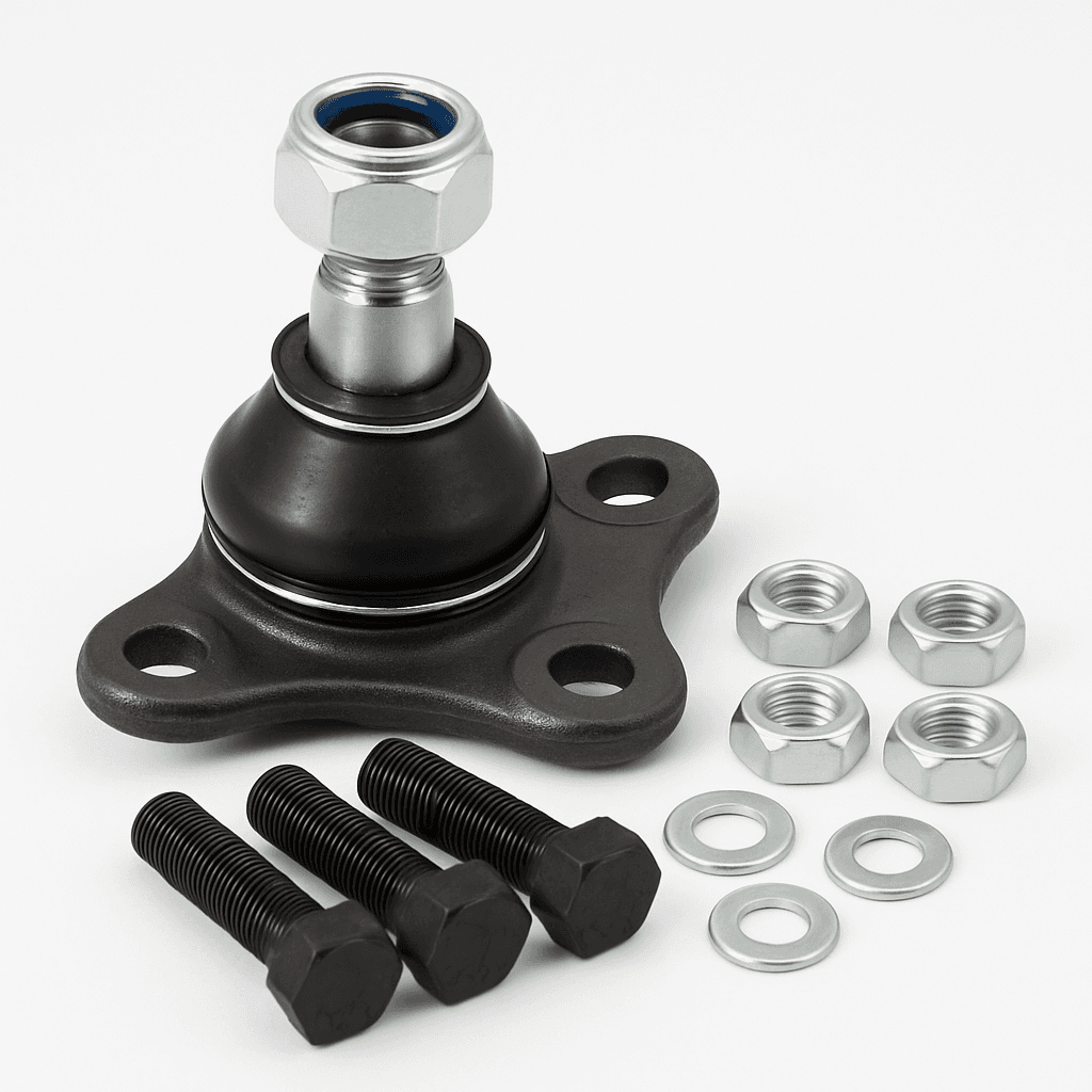 Ball joint clamping bolt set