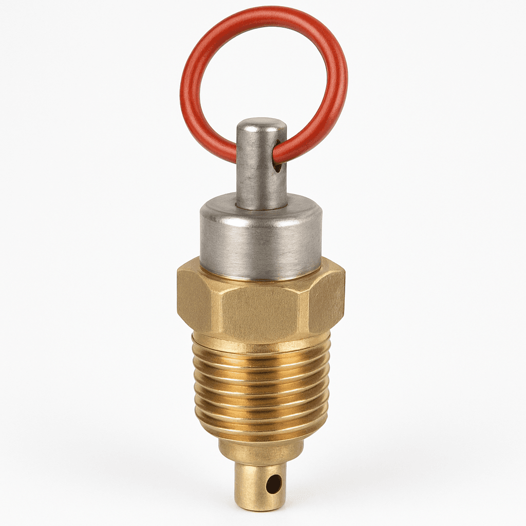 Drain valve pull ring