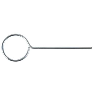 Timing belt tensioner retaining pin
