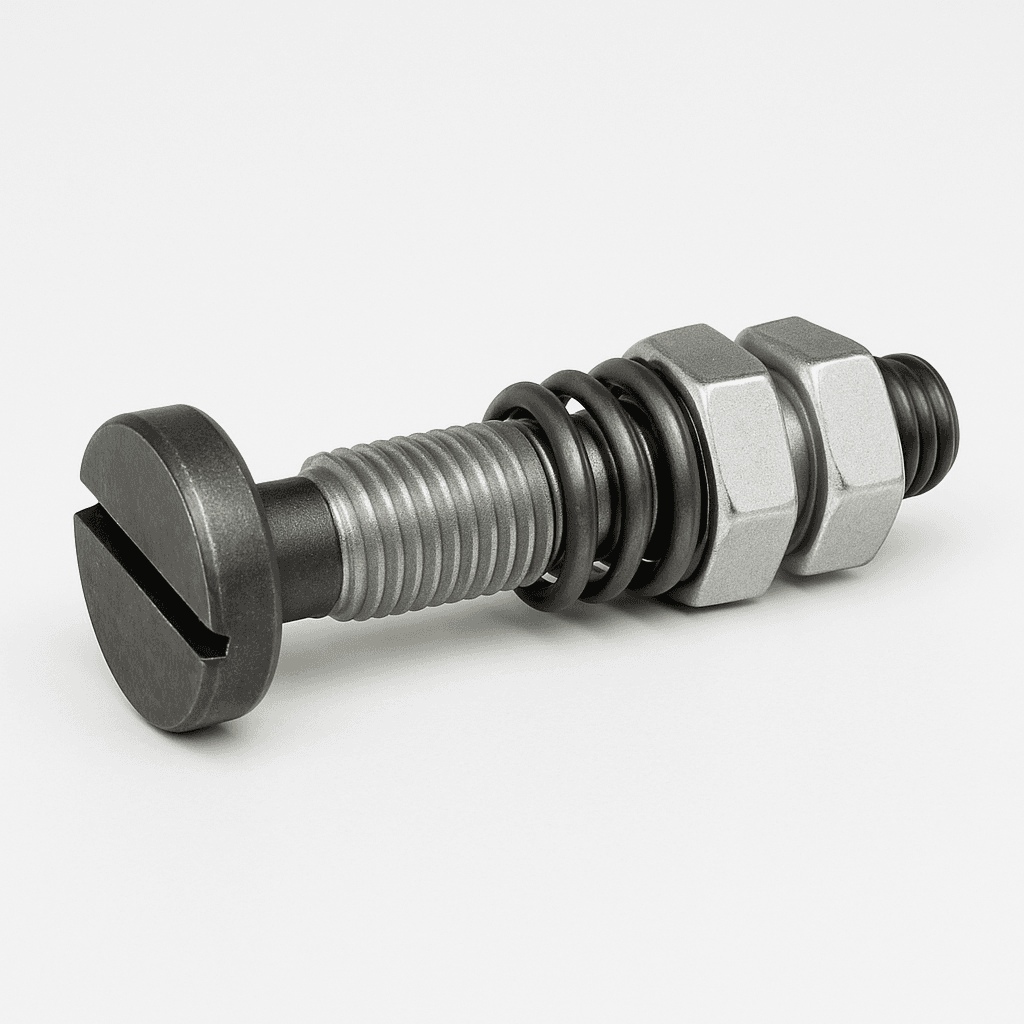 Injector pump adjustment screw