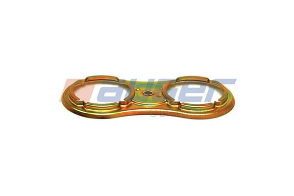 Brake caliper locking plate