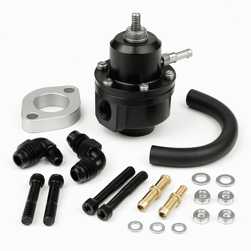 Fuel pressure regulator adapter kit