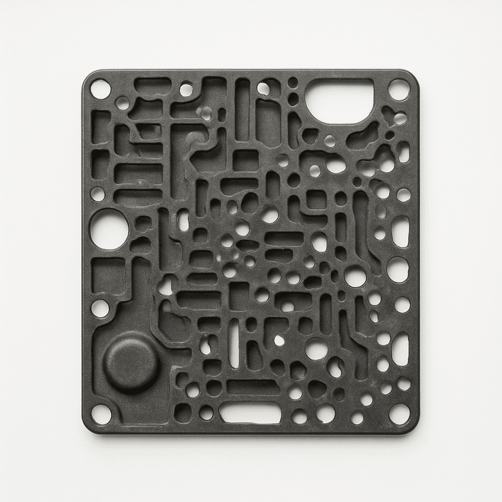 Automatic transmission oil partition plate