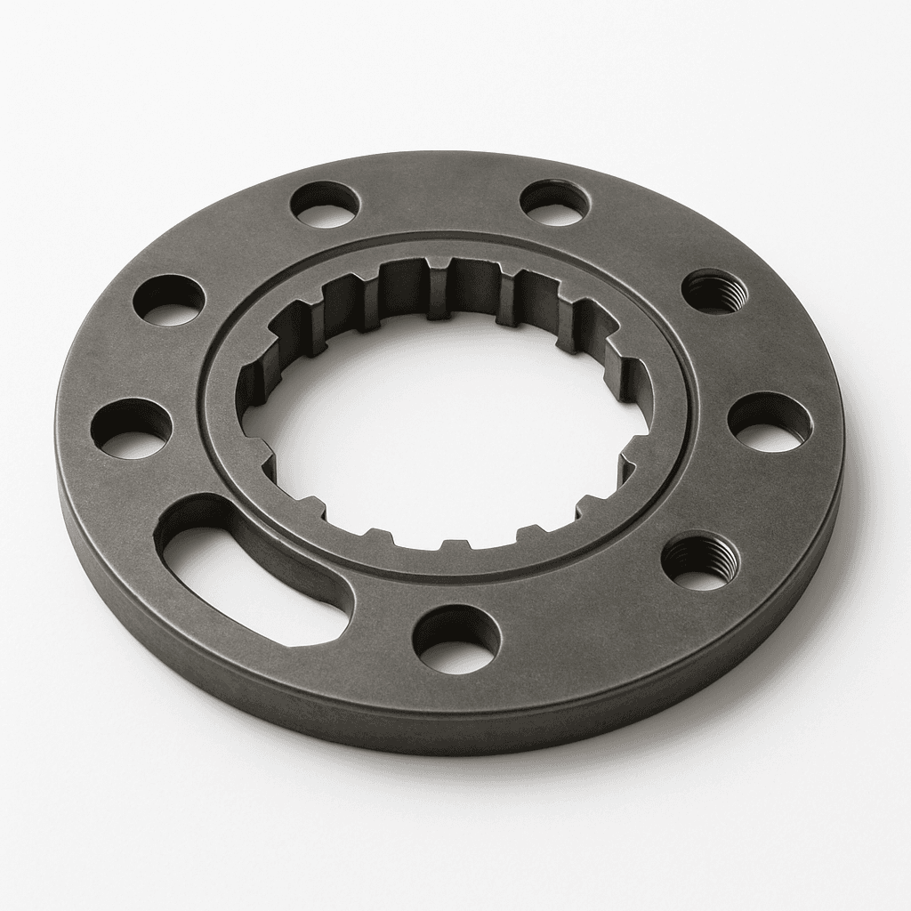 Dual-clutch transmission retaining plate
