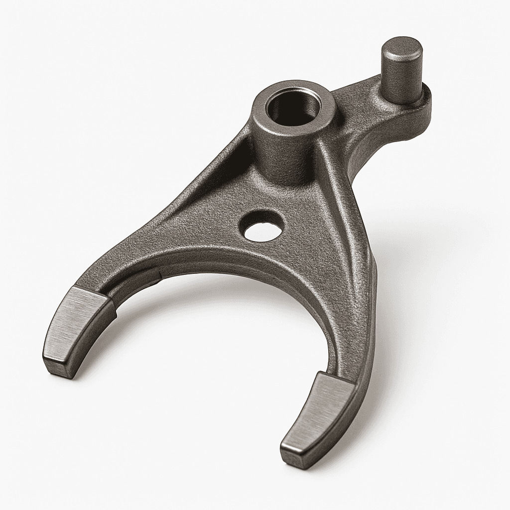 Dual-clutch transmission shift fork