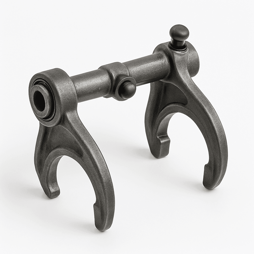 Shift fork (dual-clutch transmission) linkage