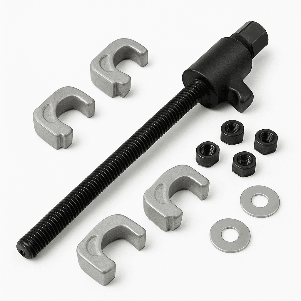 Spring pre-tensioning tool extension kit