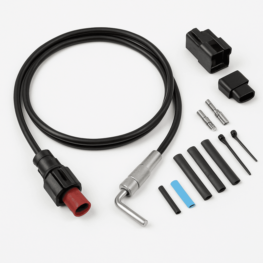 Compressor damping adjustment cable repair set