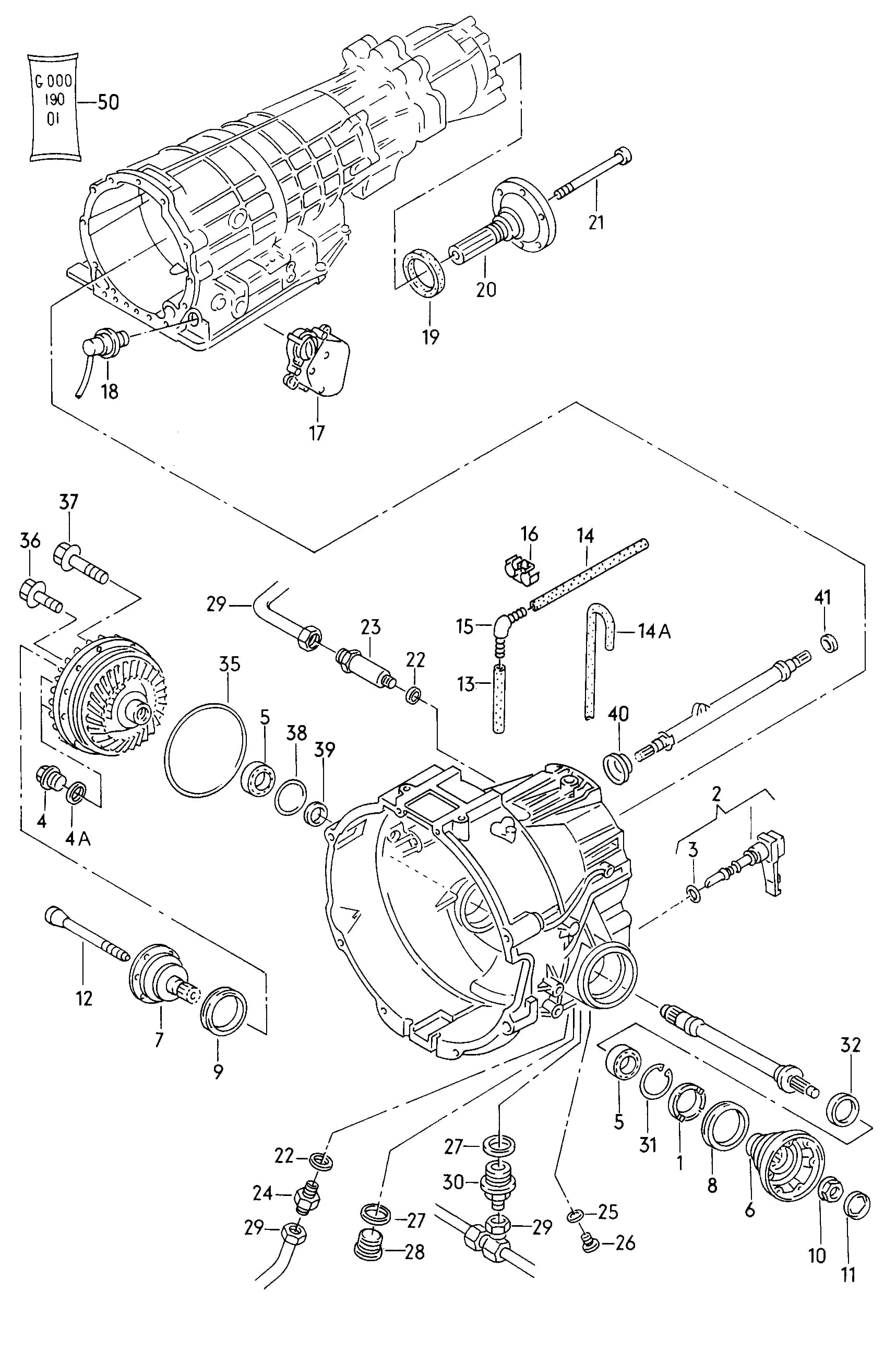 1994 — Front axle, steering › 3970