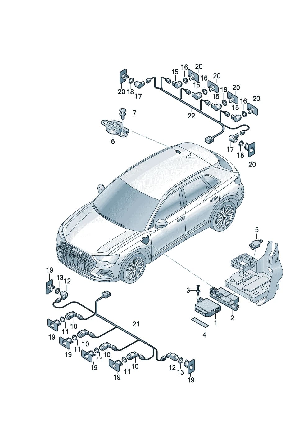 Sensor — Q3 Q3 (Typ F3) (2019–2025) — Sensor