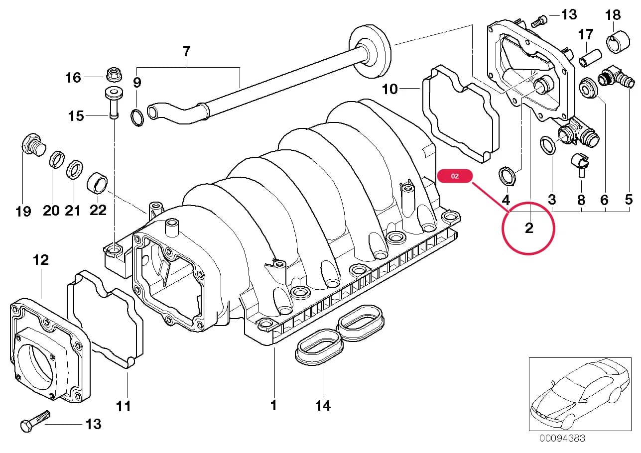 Cover — BMW Classic Z8 E52 — 11 Engine › 11_5279 Intake manifold system