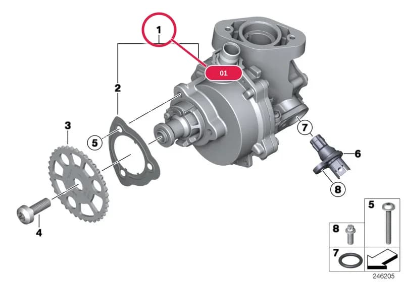Vacuum pump — BMW 2 F87 M2 — 11 Engine › 11_4779 Vacuum pump