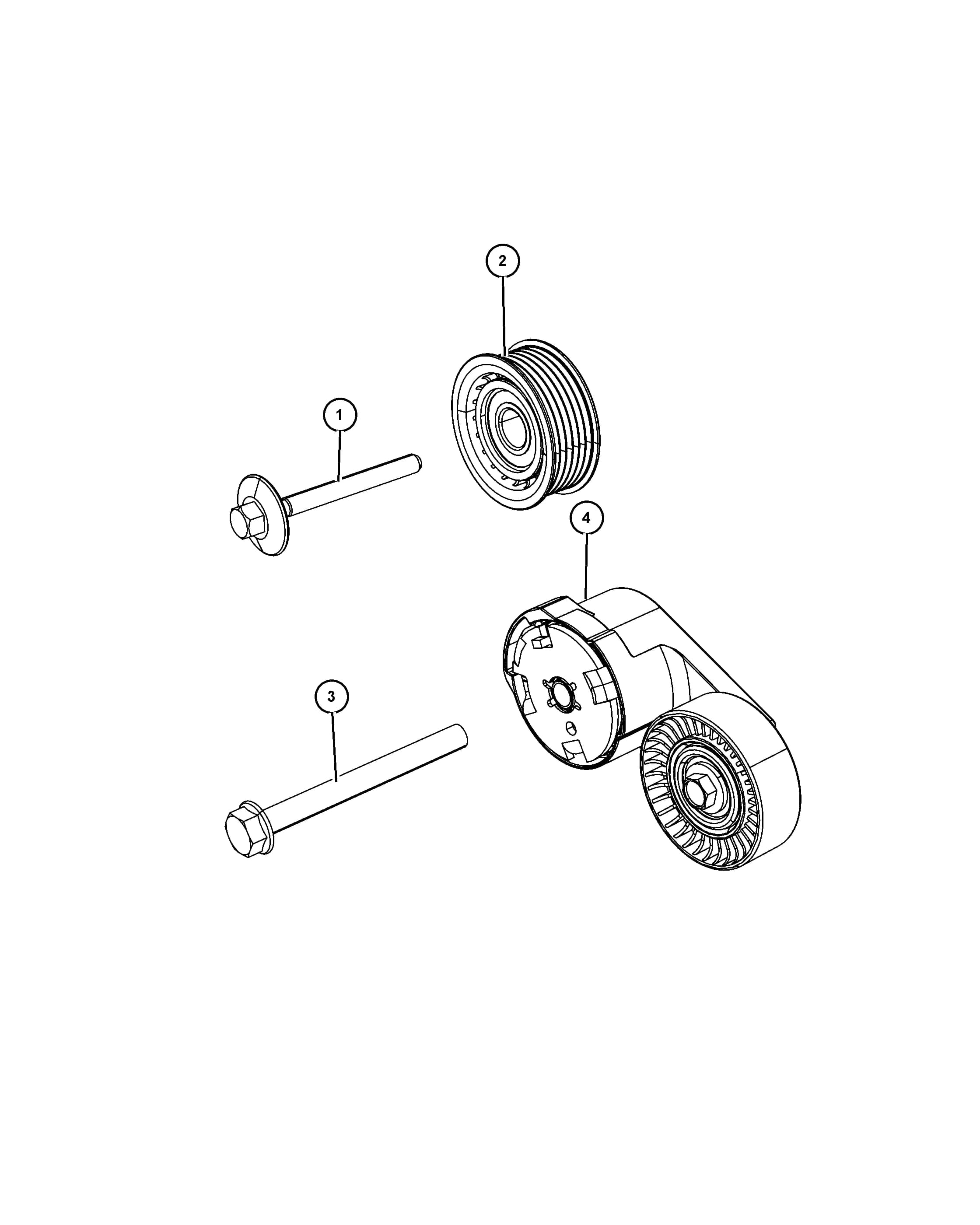 2017 WK - JEEP GRAND CHEROKEE — 7 COOLING › 21 405 PULLEYS AND RELATED PARTS