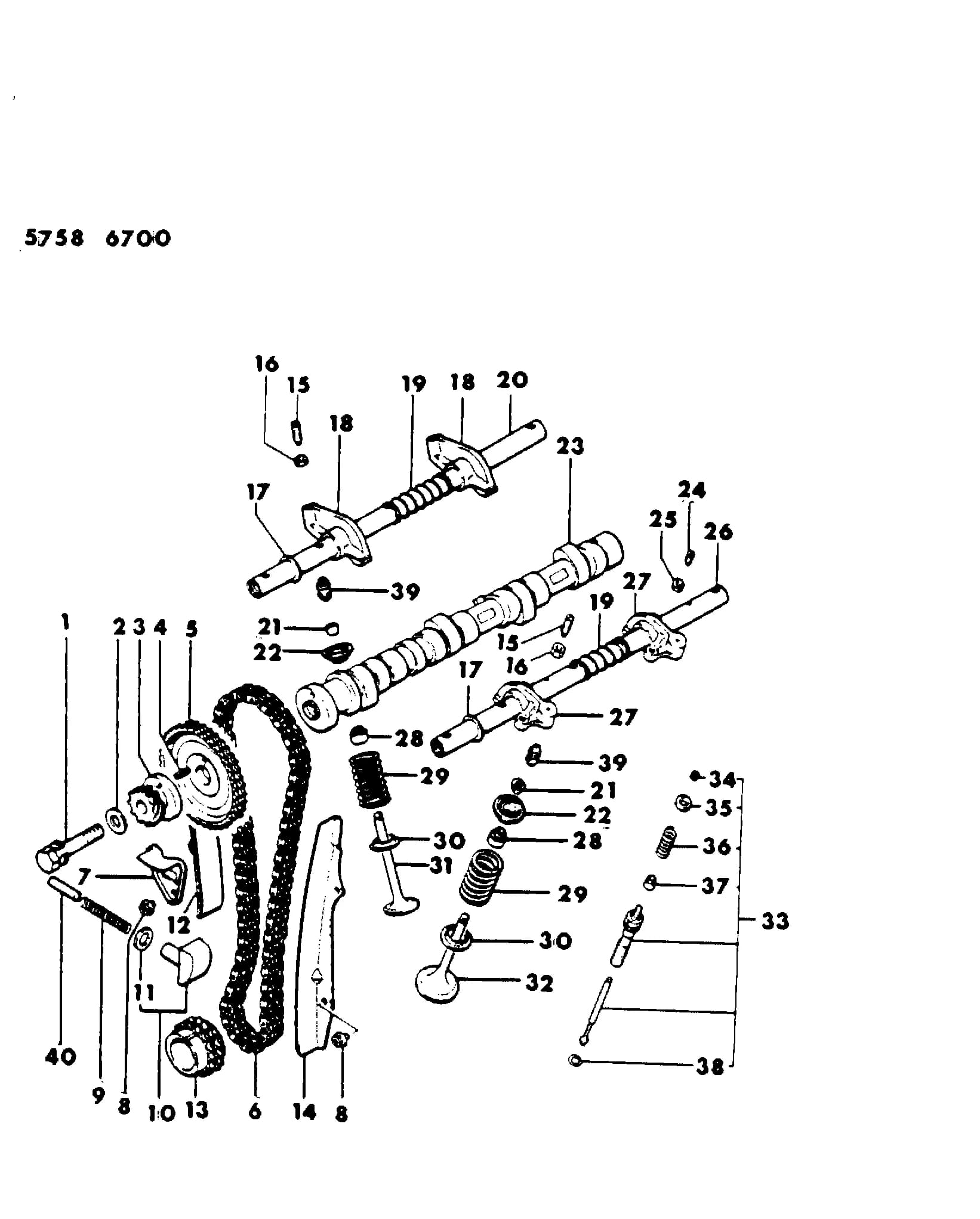 1985 I -IMPORT (CKD, EXPORT, MEXICO, US) (MEXICO) — 9A ENGINE, 4 CYLINDER › 55 55 CAMSHAFT & VALVES, 2.6 L ENGINE