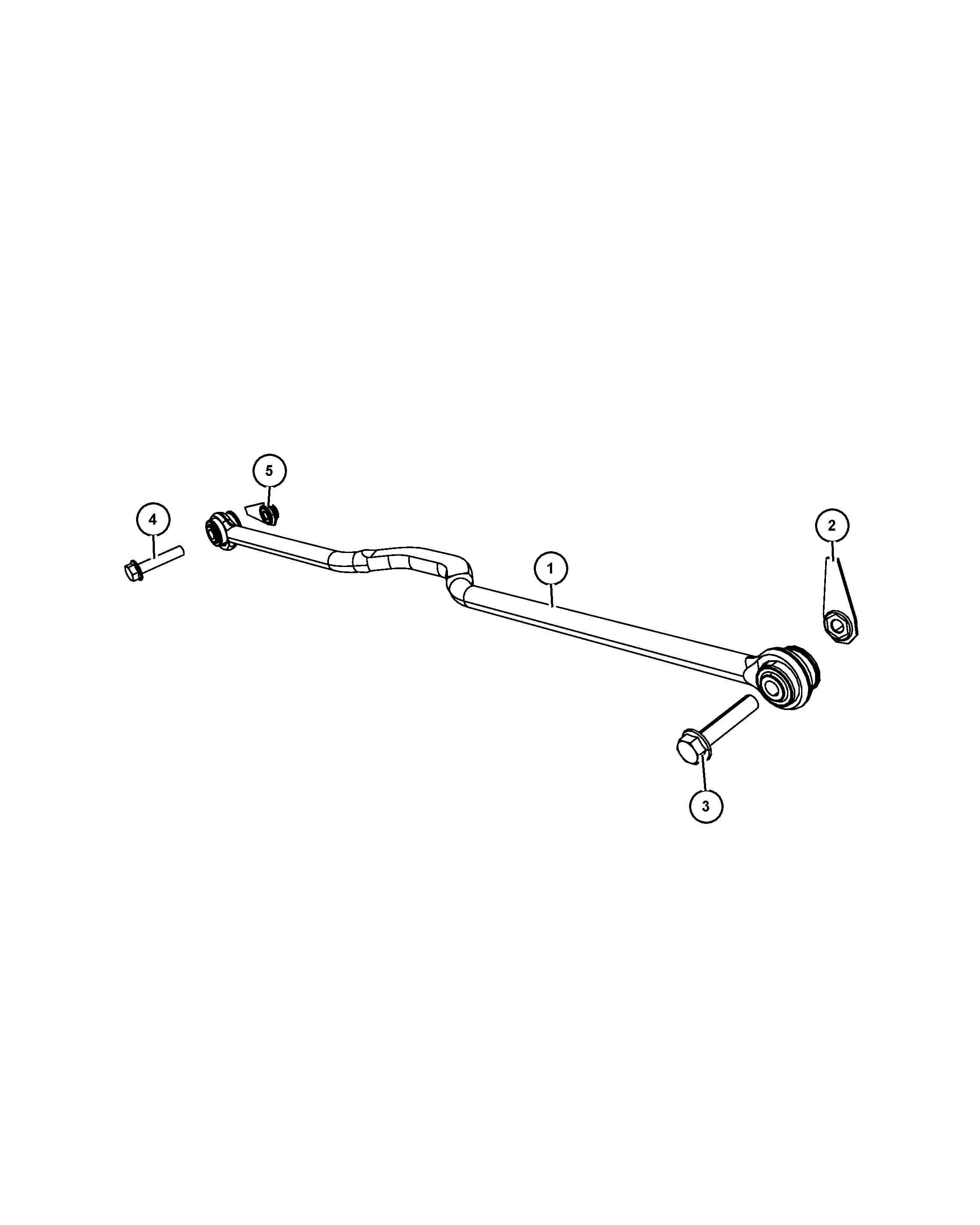 2017 JK - JEEP WRANGLER — 17 REAR SUSPENSION › 03 220 TRACK BAR,REAR
