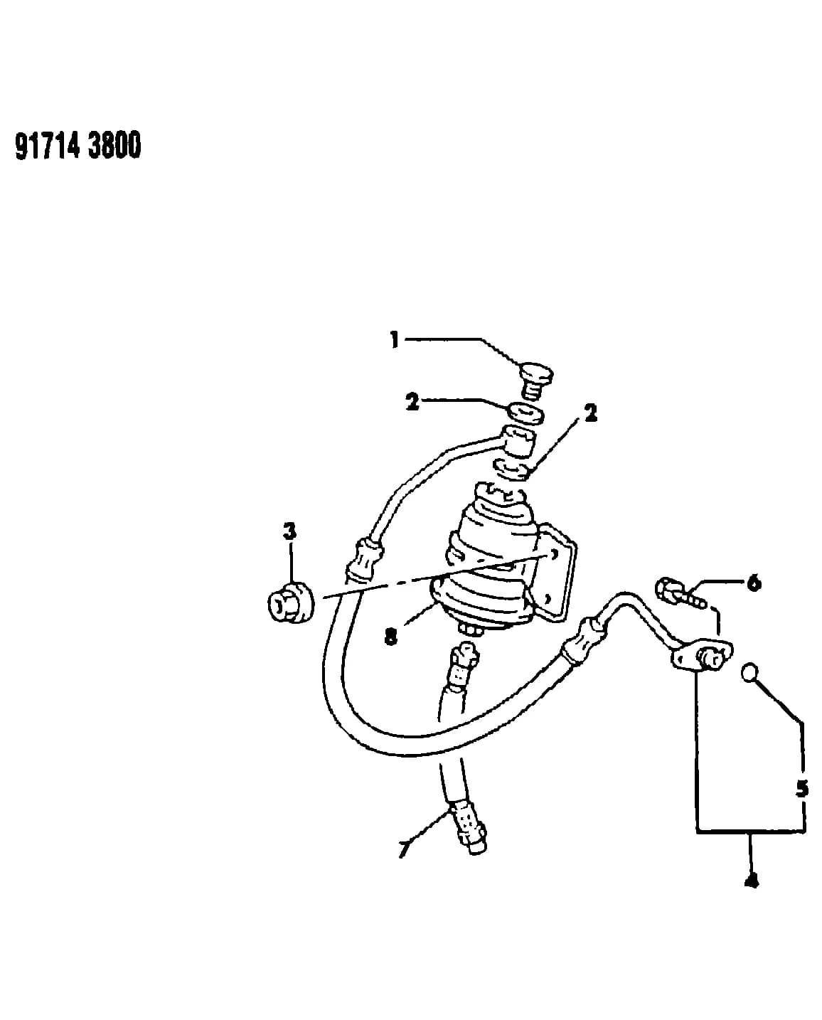 1991 I -IMPORT (CKD, EXPORT, MEXICO, US) (EXPORT) — 14 FUEL › 38 38 FUEL FILTER, 24 COLT LC - 41 SUMMIT LC