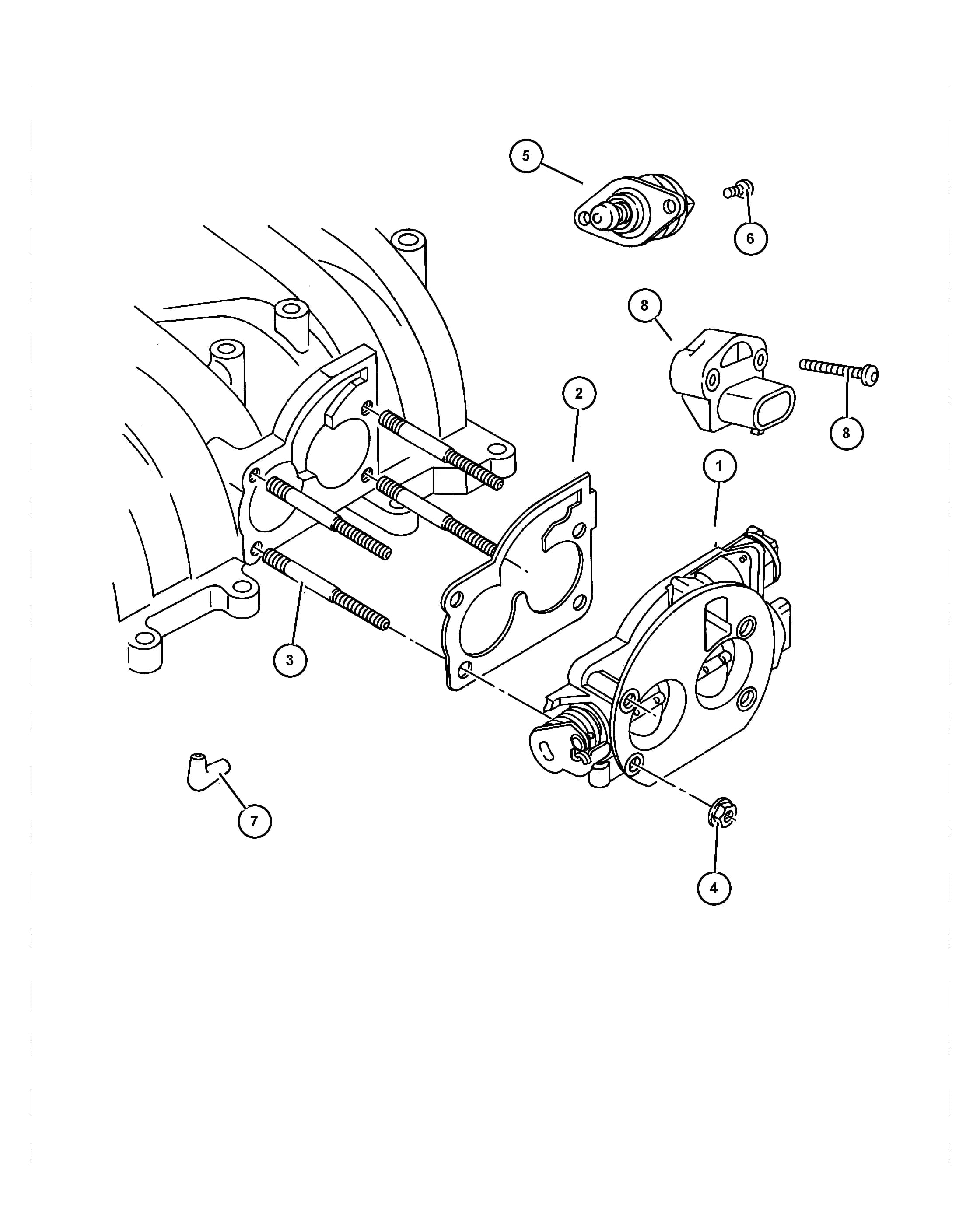 1999 BR - REGULAR CAB PICK-UP — 14 FUEL › 13 630 THROTTLE BODY 3.9L (EHC), 5.2L (ELF), 5.9L (EML), 5.9L (EMM), 8.0L (EWA) Engine