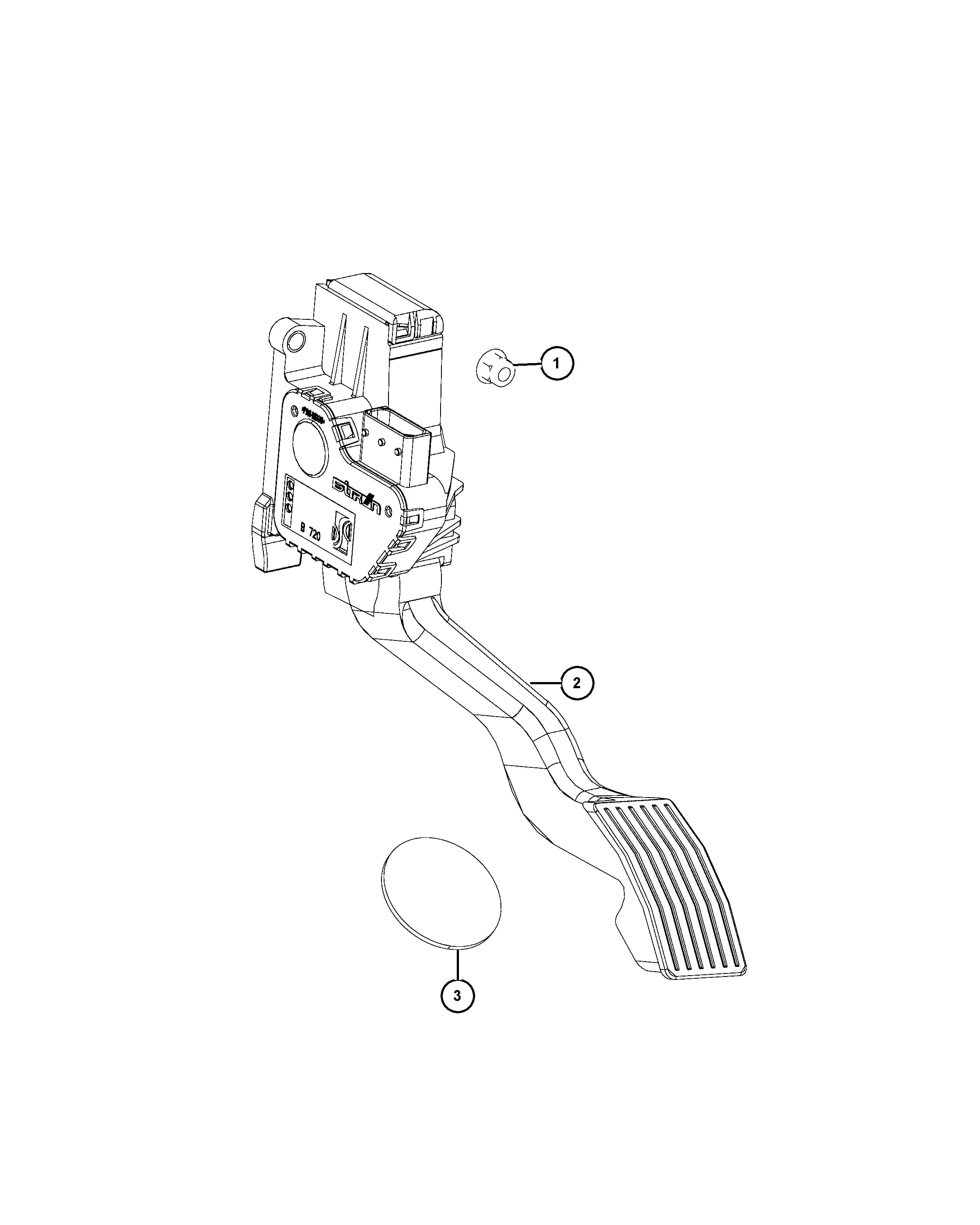 2017 VF - RAM PROMASTER — 14 FUEL › 14 1005 ACCELERATOR PEDAL