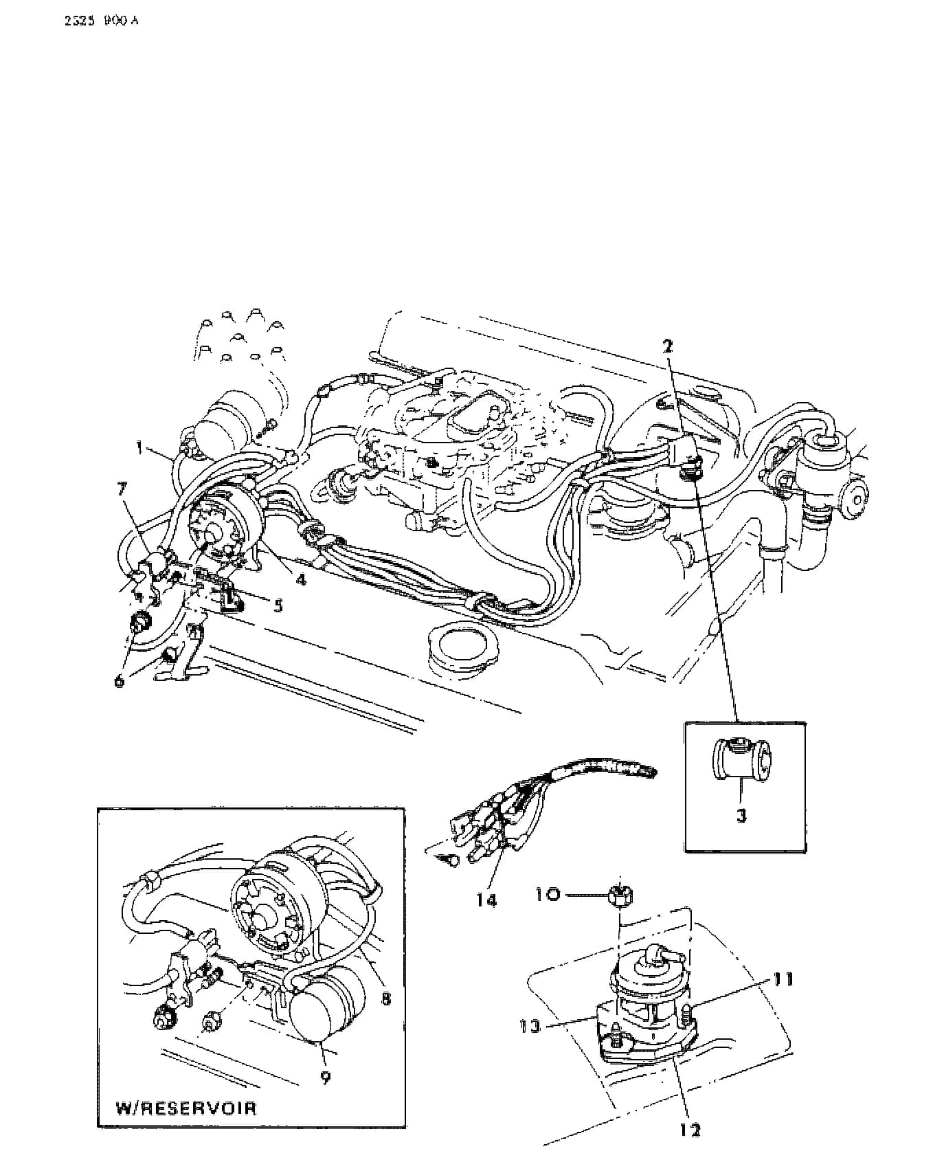 1982 T -TRUCK (US) — 25 EMISSION CONTROLS › 14 14 EXHAUST GAS RECIRCULATION SYSTEM (EGR), 318 - 360 ENGINE