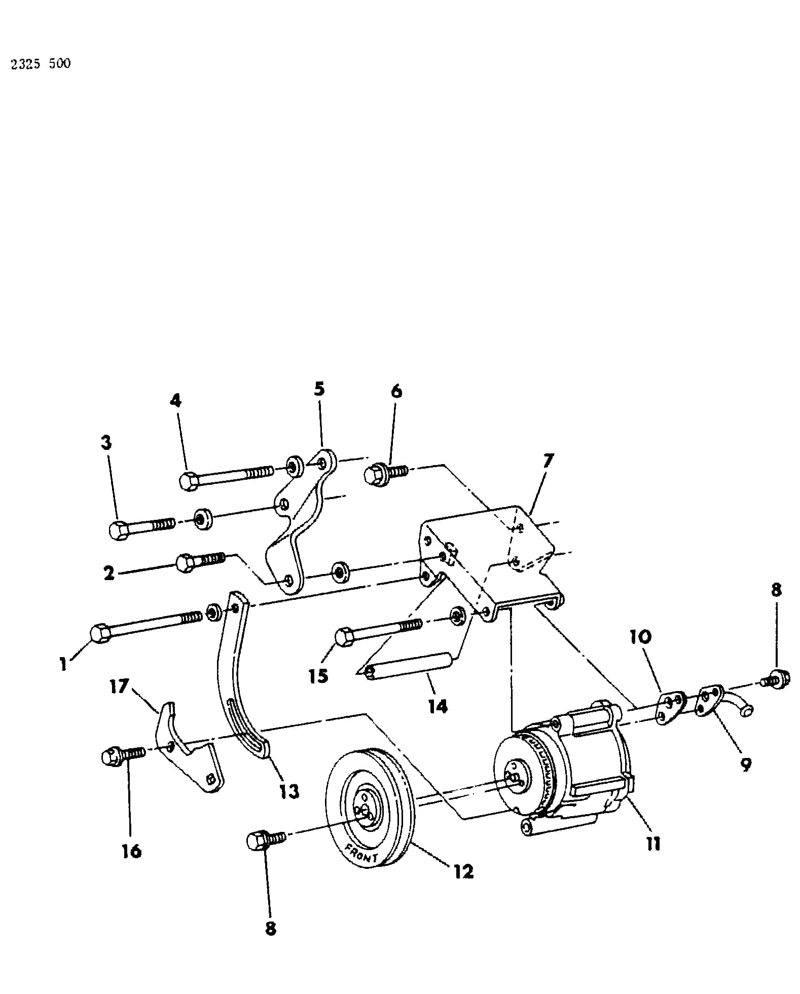 1982 T -TRUCK (US) — 25 EMISSION CONTROLS › 06 6 AIR PUMP, 318 - 360 ENGINE, A-D-W UP TO 4-6-82