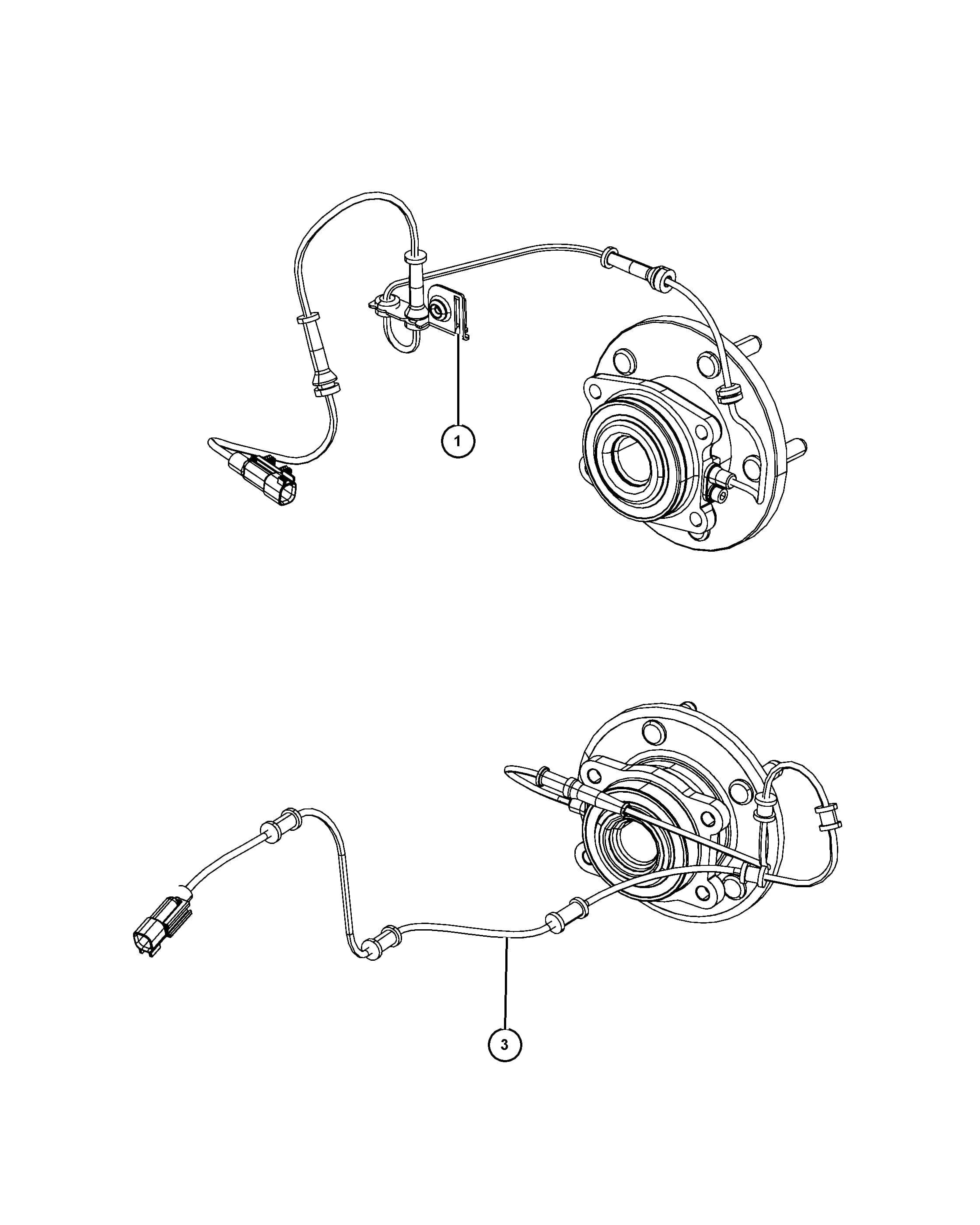 RIGHT FRONT   [X84: Front Suspension Parts Module], [NHM: Speed Control] — 2017 W3 - GRAND CHEROKEE (EGYPT CKD) (CKD, EXPORT, MEXICO) — 8 ELECTRICAL › 19 625 SENSORS, BRAKES