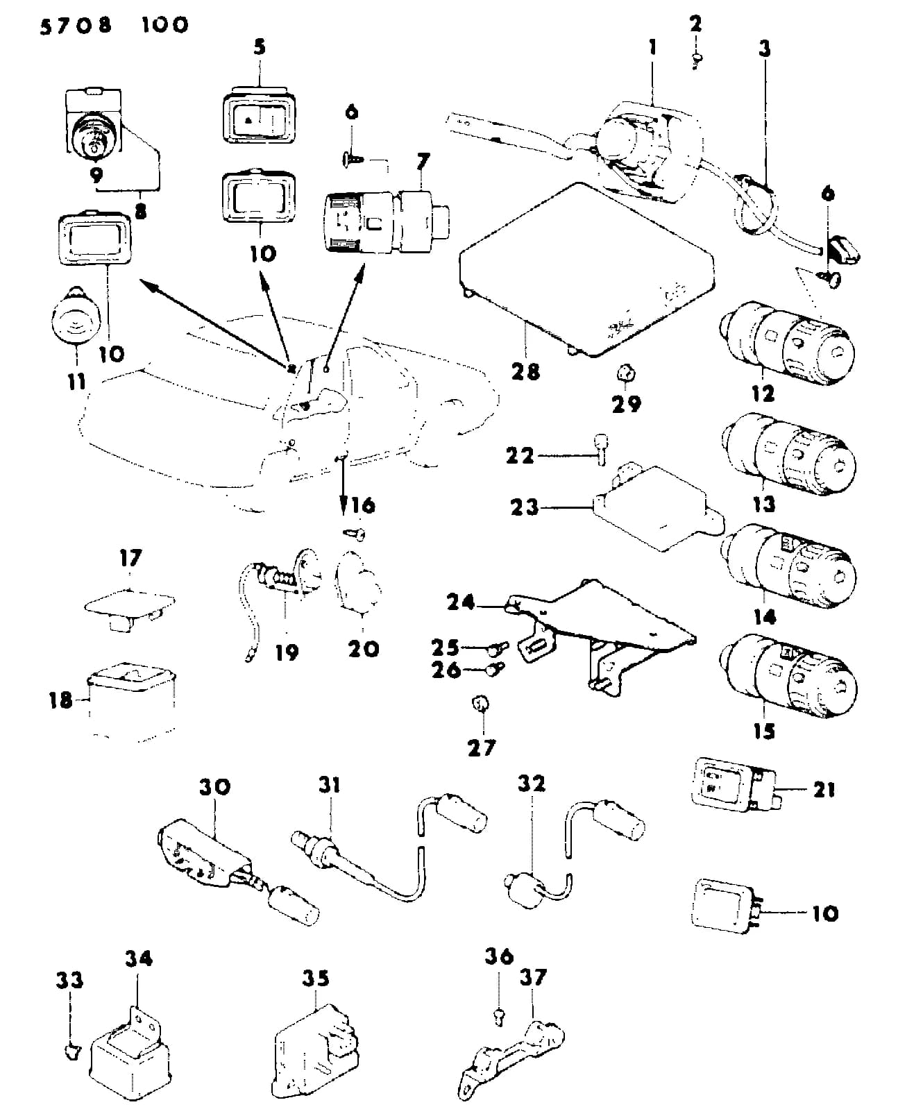 SENSOR, OXYGEN  K ENG.  A&5 SPEED  H SERIES — 1985 I -IMPORT (CKD, EXPORT, MEXICO, US) (MEXICO) — 8 ELECTRICAL › 01 1 SWITCHES & ELECTRICAL CONTROLS, COLT