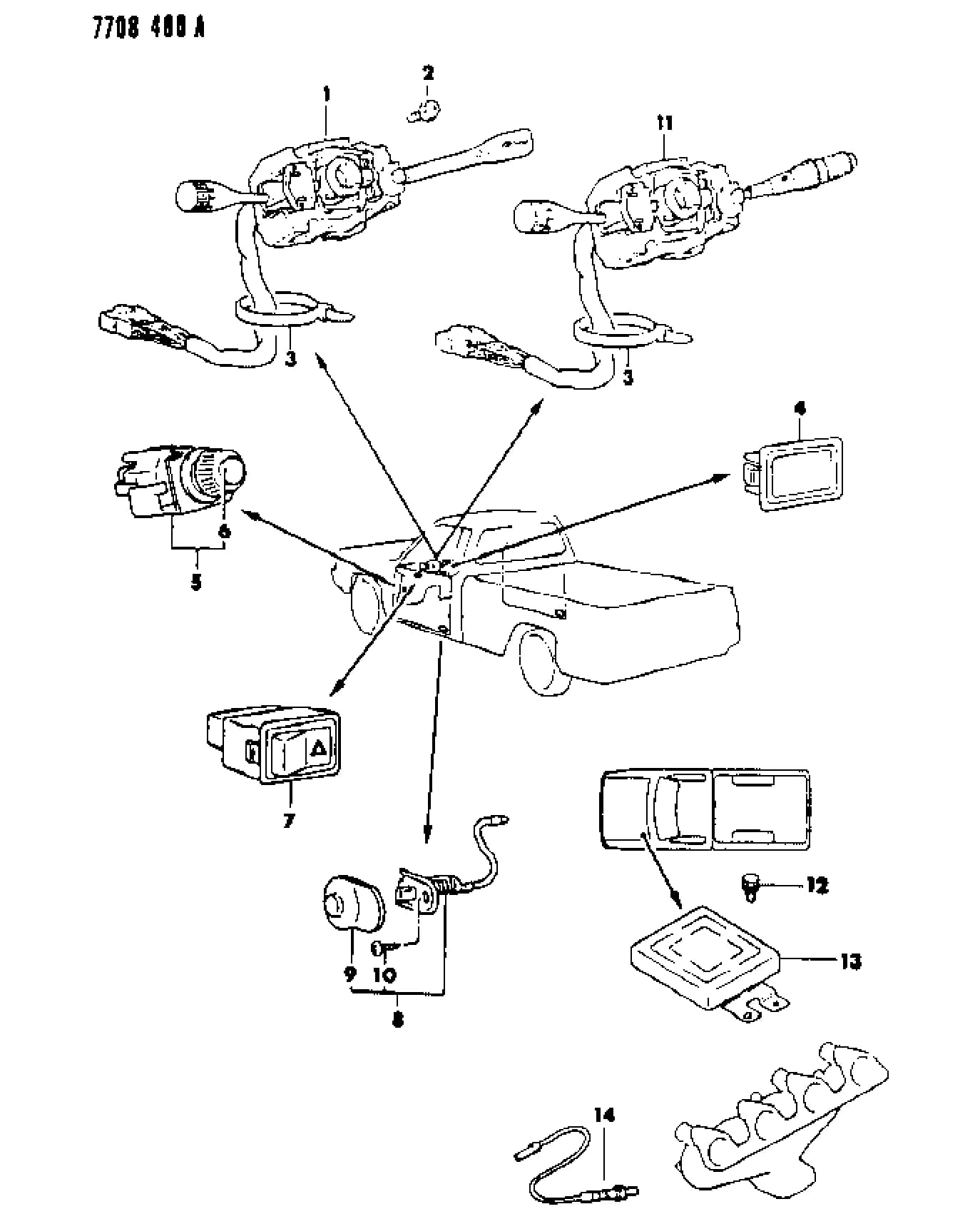 1988 I -IMPORT (CANADA) — 8 ELECTRICAL › 04 4 SWITCHES & ELECTRICAL CONTROLS, 27-RAM