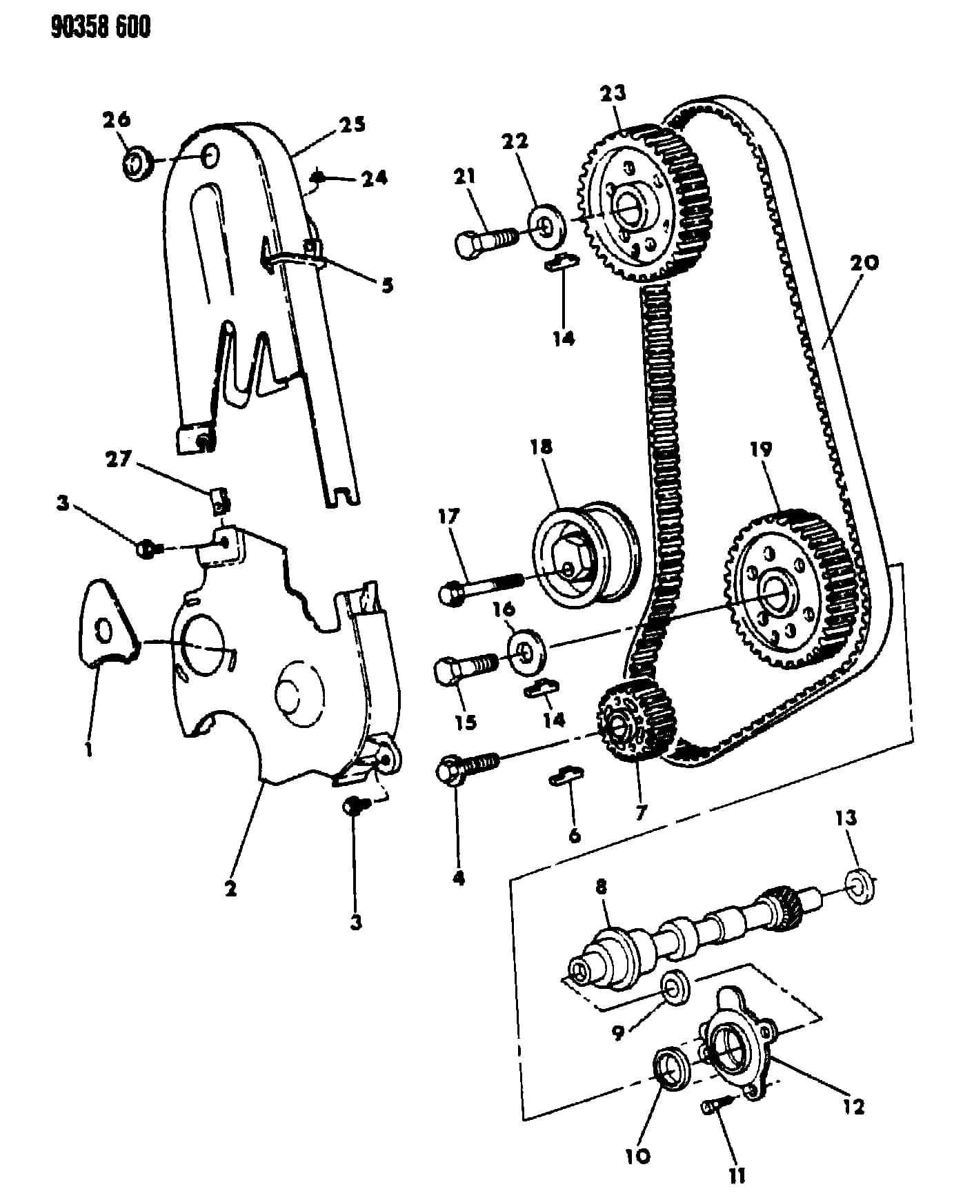 1991 T -TRUCK — 9A ENGINE, 2.5L › 06 6 CAMSHAFT & VALVES, 2.5L ENGINE