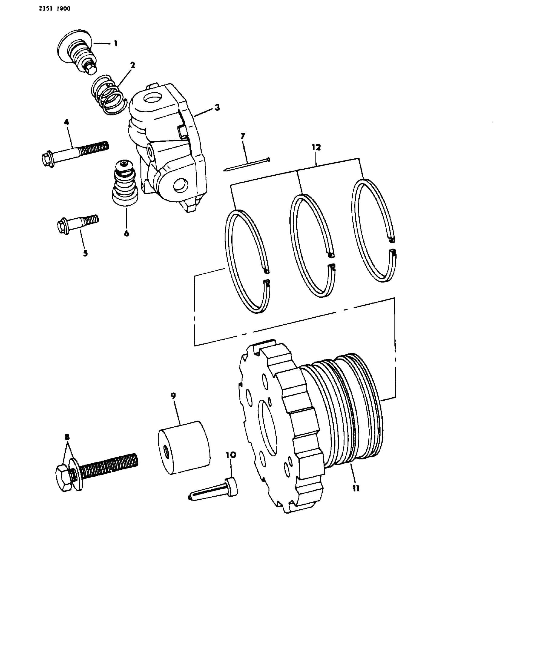 1982 P -PASSENGER (US) — 21A TRANSMISSION, AUTO › 19 19 AUTOMATIC TRANSAXLE, GOVERNOR
