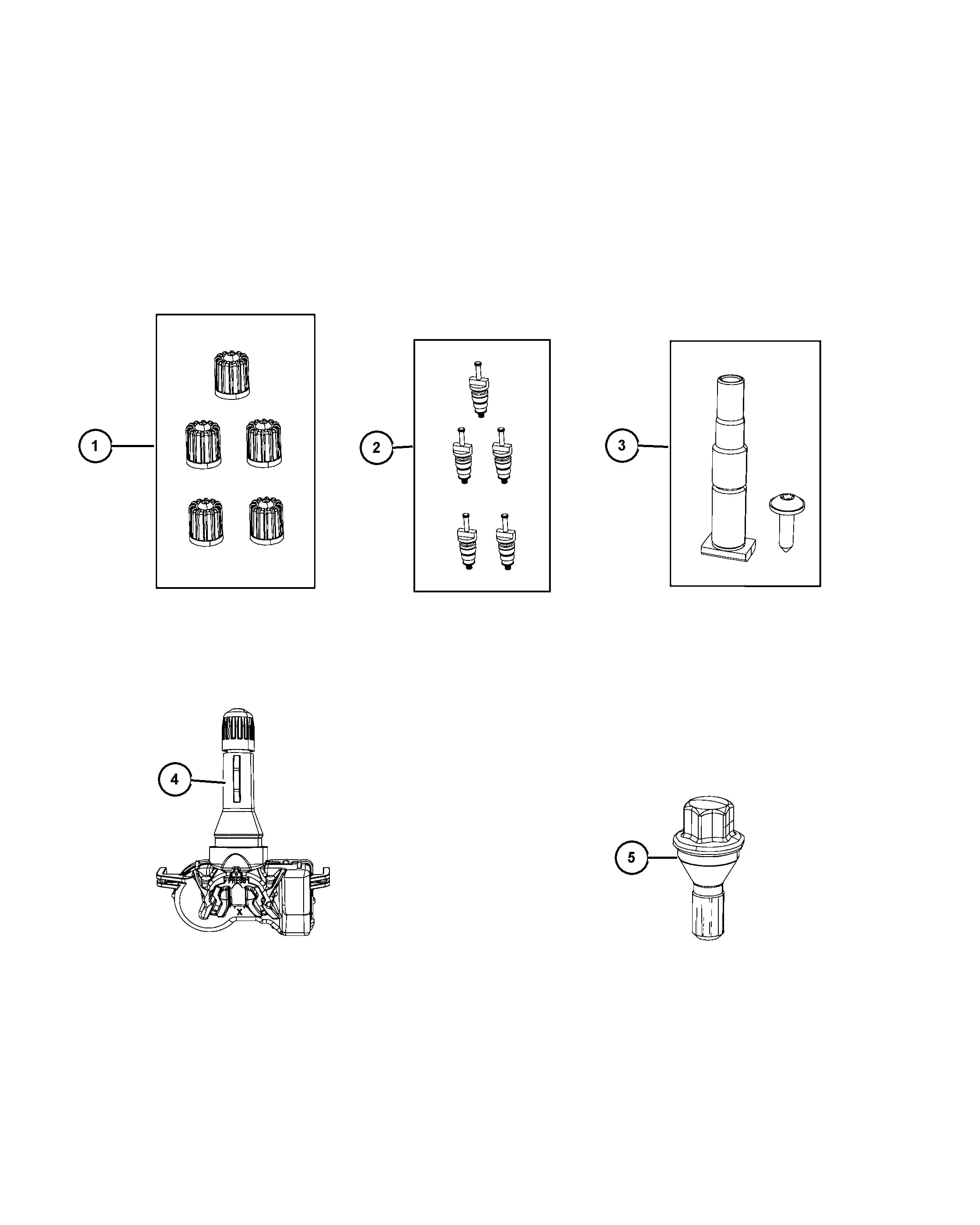 [XGM: Tire Pressure Monitoring Display] OR [LAB: Tire Pressure Monitoring Warning LP], [X88: Tire & Wheel Parts Module] — 2017 MP - JEEP C-CUV — 22 WHEELS › 05 610 TIRE MONITORING SYSTEM