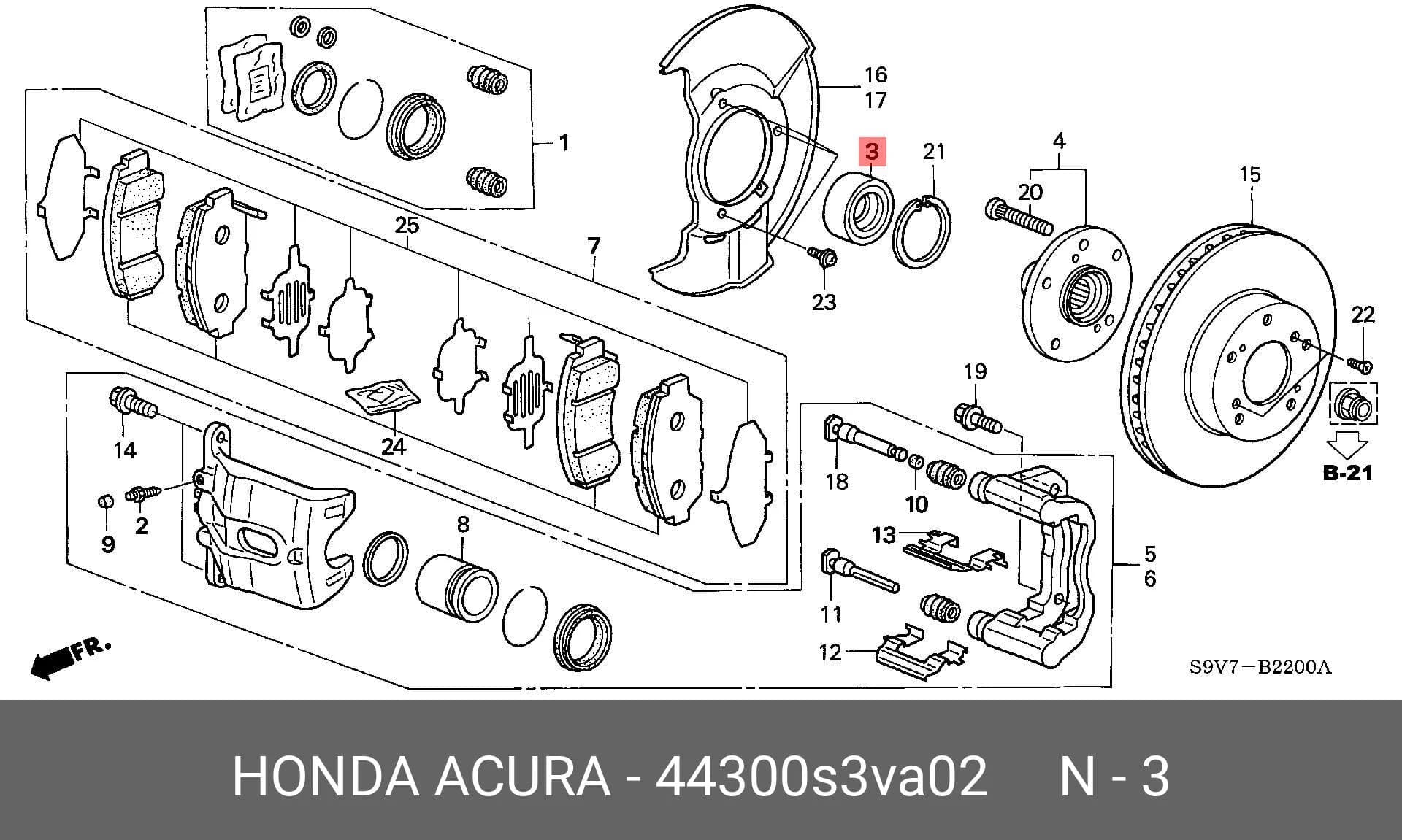 WHEEL BEARING — Transmission &amp; Wheel