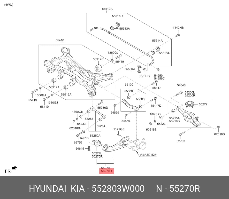 ARM ASSY, SUSPENSION — Suspension &amp; Frame