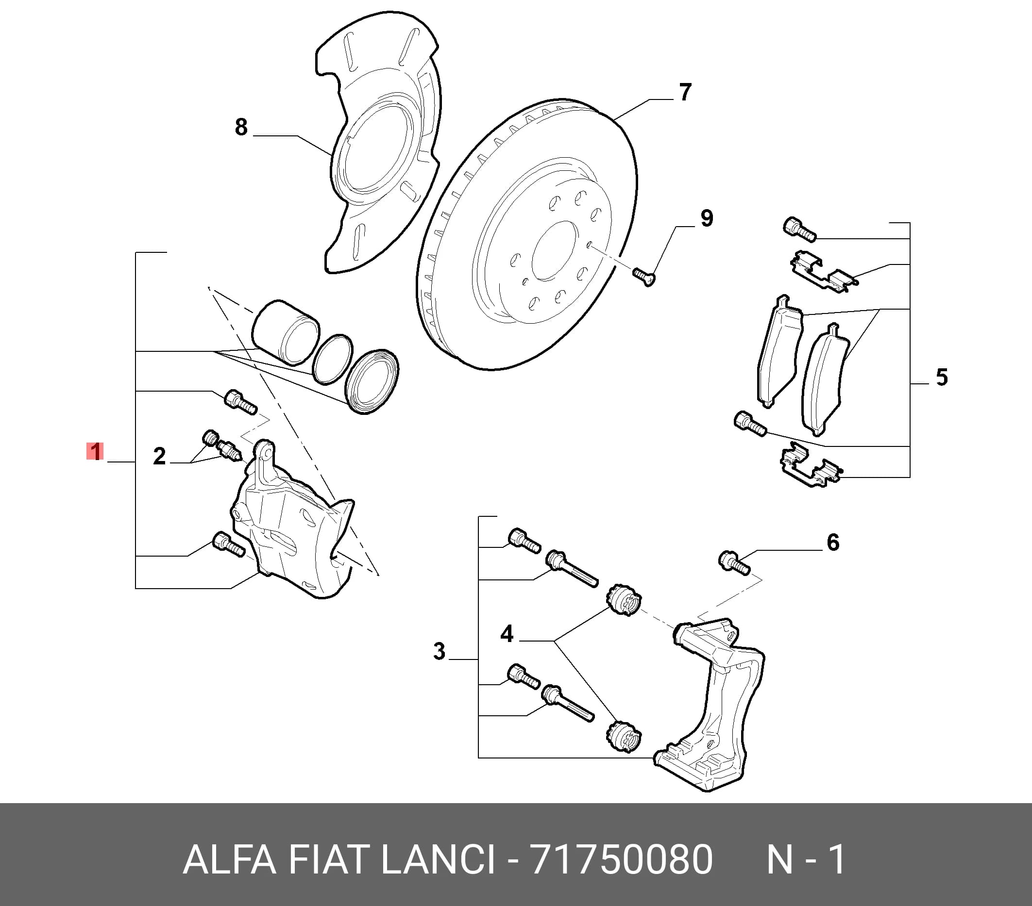 WHEEL CALLIPER ASSY — Caliper Assembly