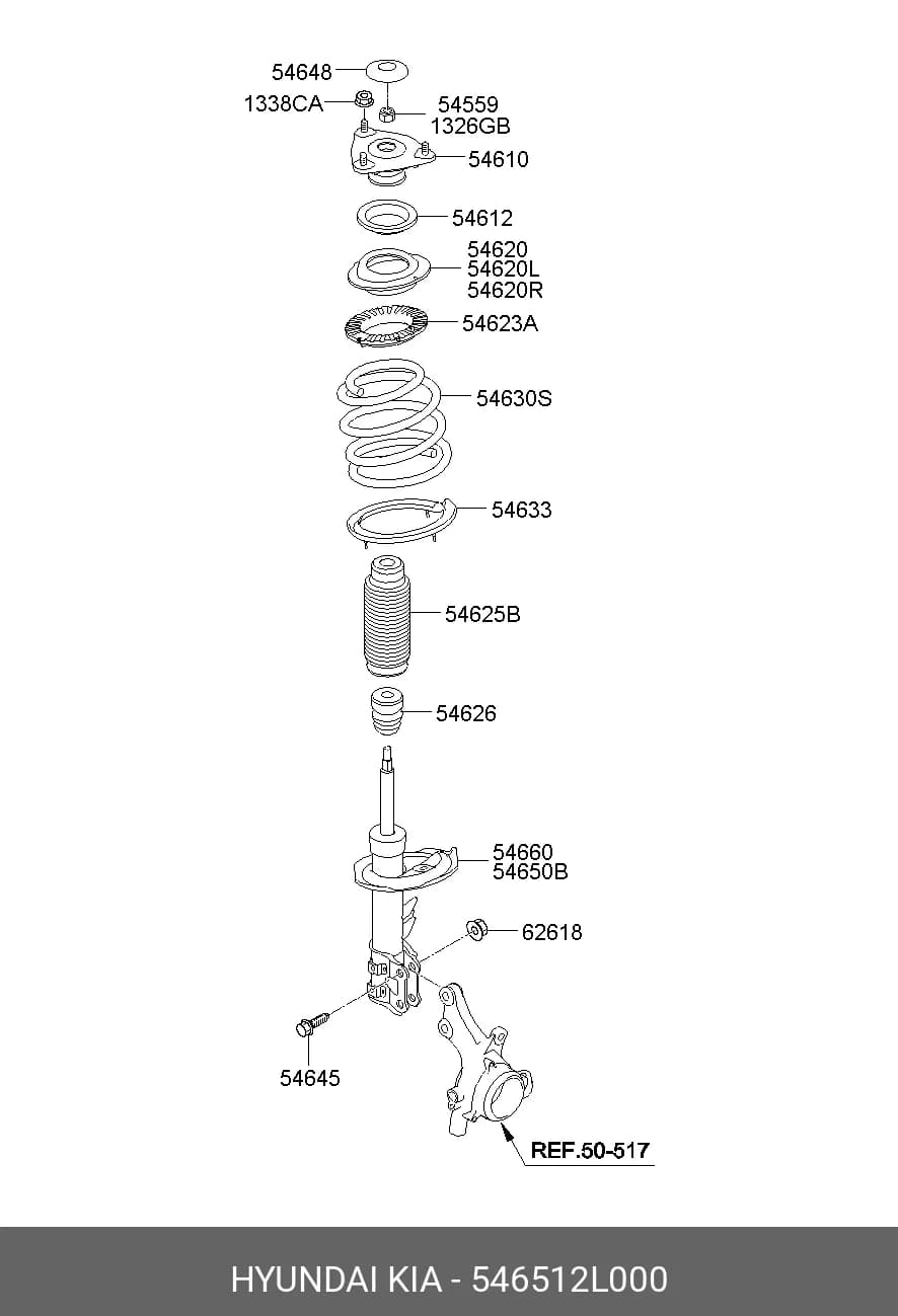 STRUT ASS~Y — Suspension &amp; Frame