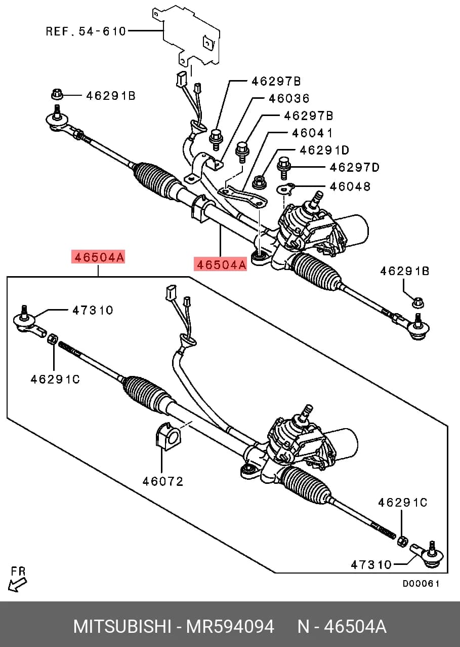 GEAR ASSY, POWER STEERING — Steering System