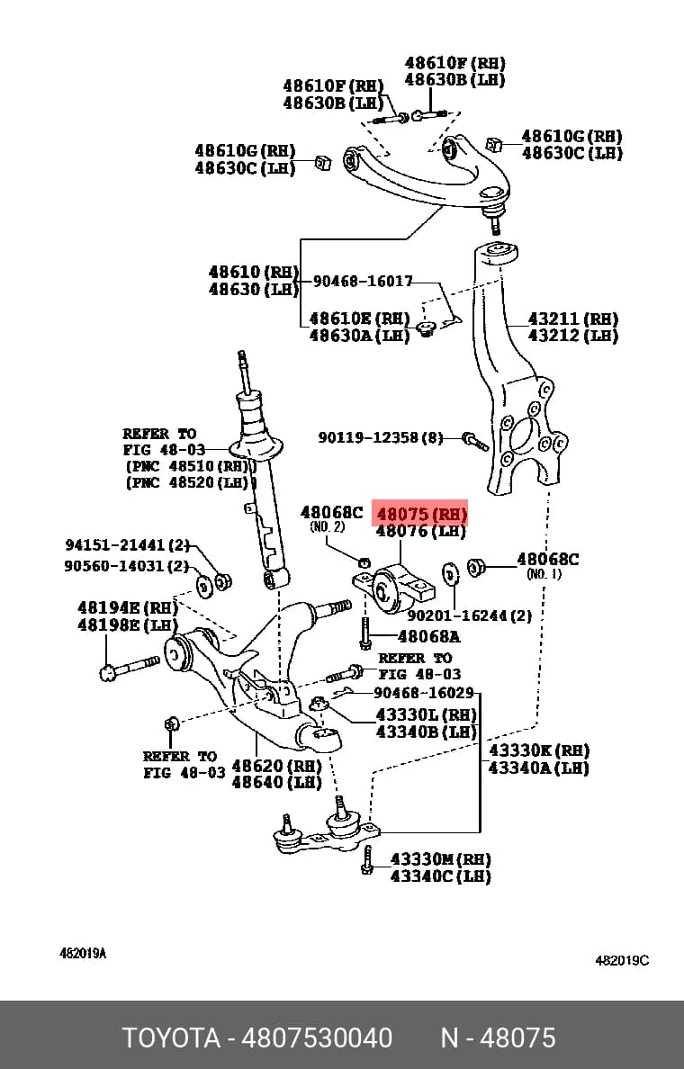 ARM BRACKET — Suspension &amp; Frame