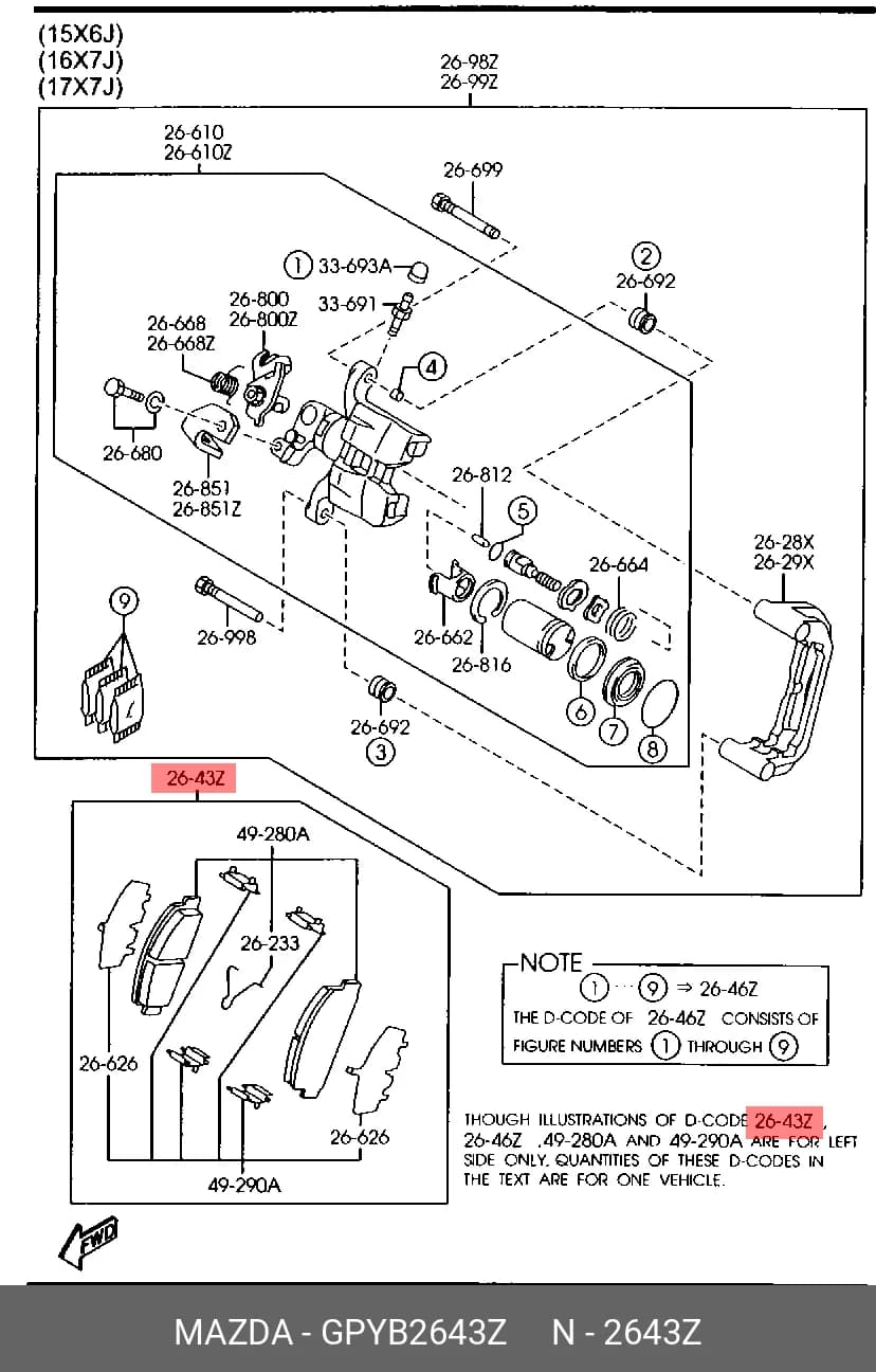 BRAKE PADS — Brakes