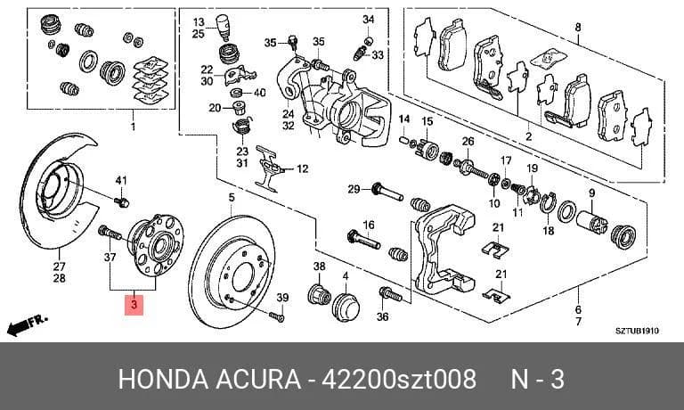 WHEEL HUB — Transmission &amp; Wheel