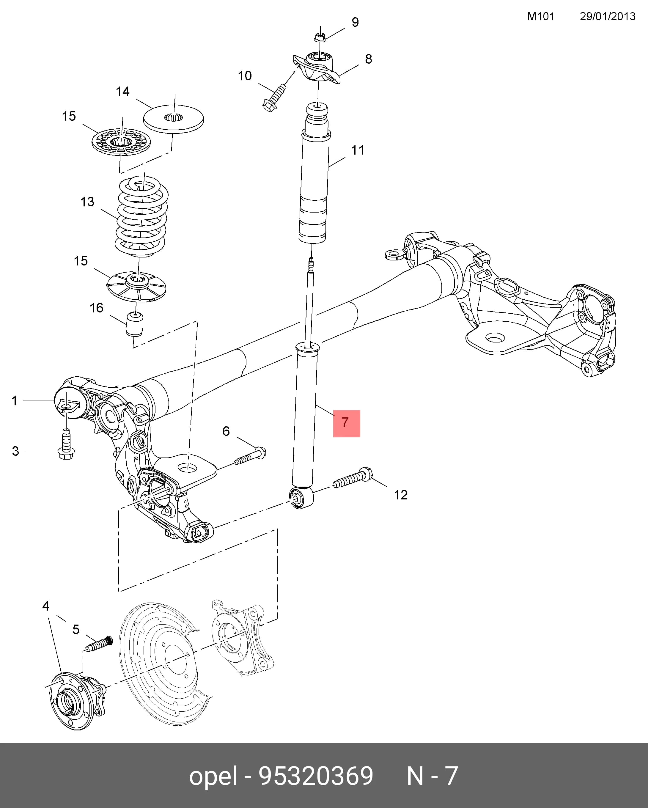 SHOCK ABSORBER — Suspension &amp; Frame