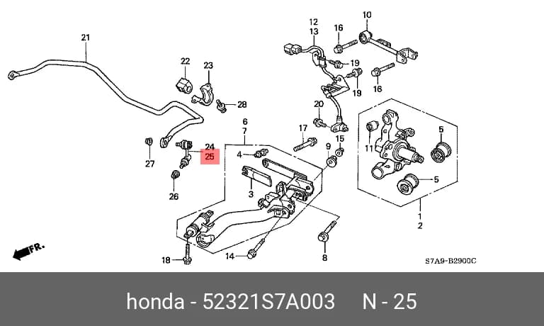 STABILIZER LINK — Suspension &amp; Frame