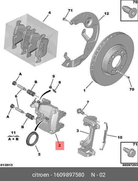 WHEEL CALLIPER ASSY — Caliper Assembly