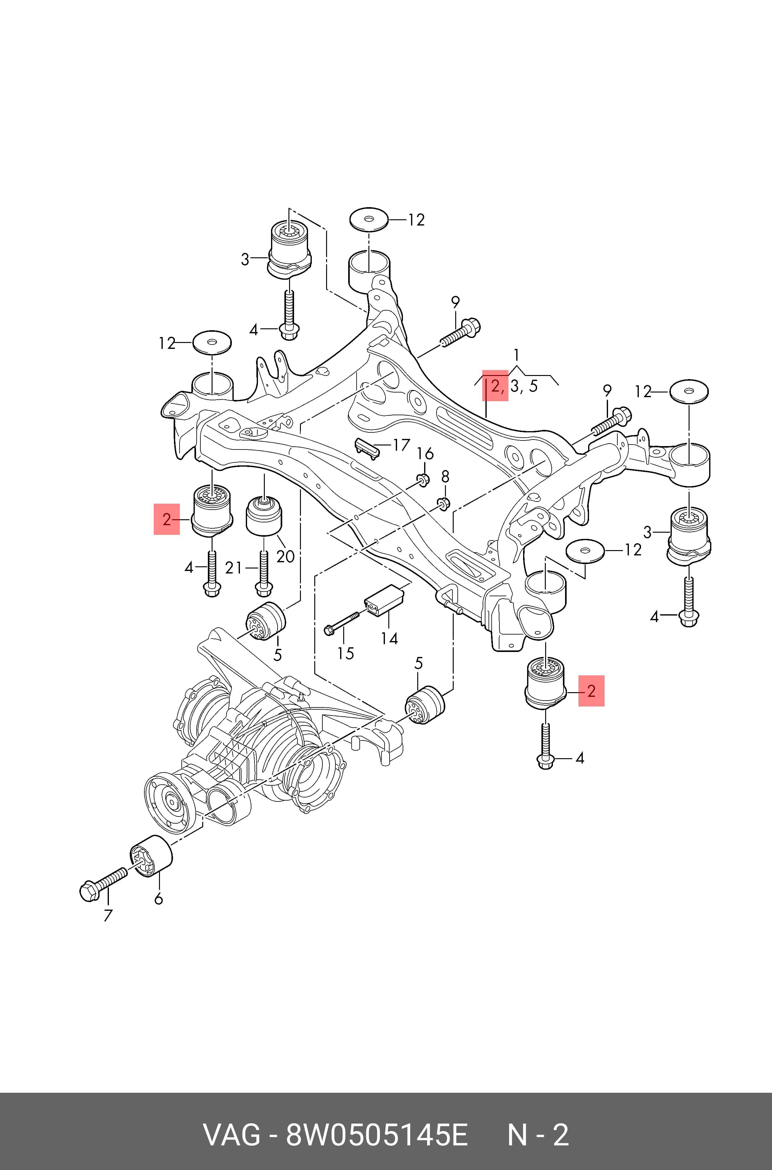 BODY/FRAME BUSH — Suspension &amp; Frame