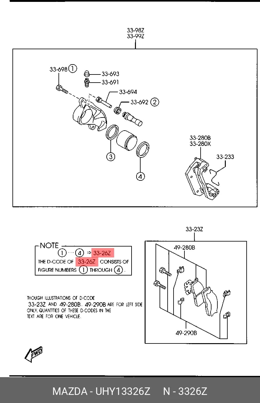 WHEEL CALLIPER KIT — Caliper Assembly