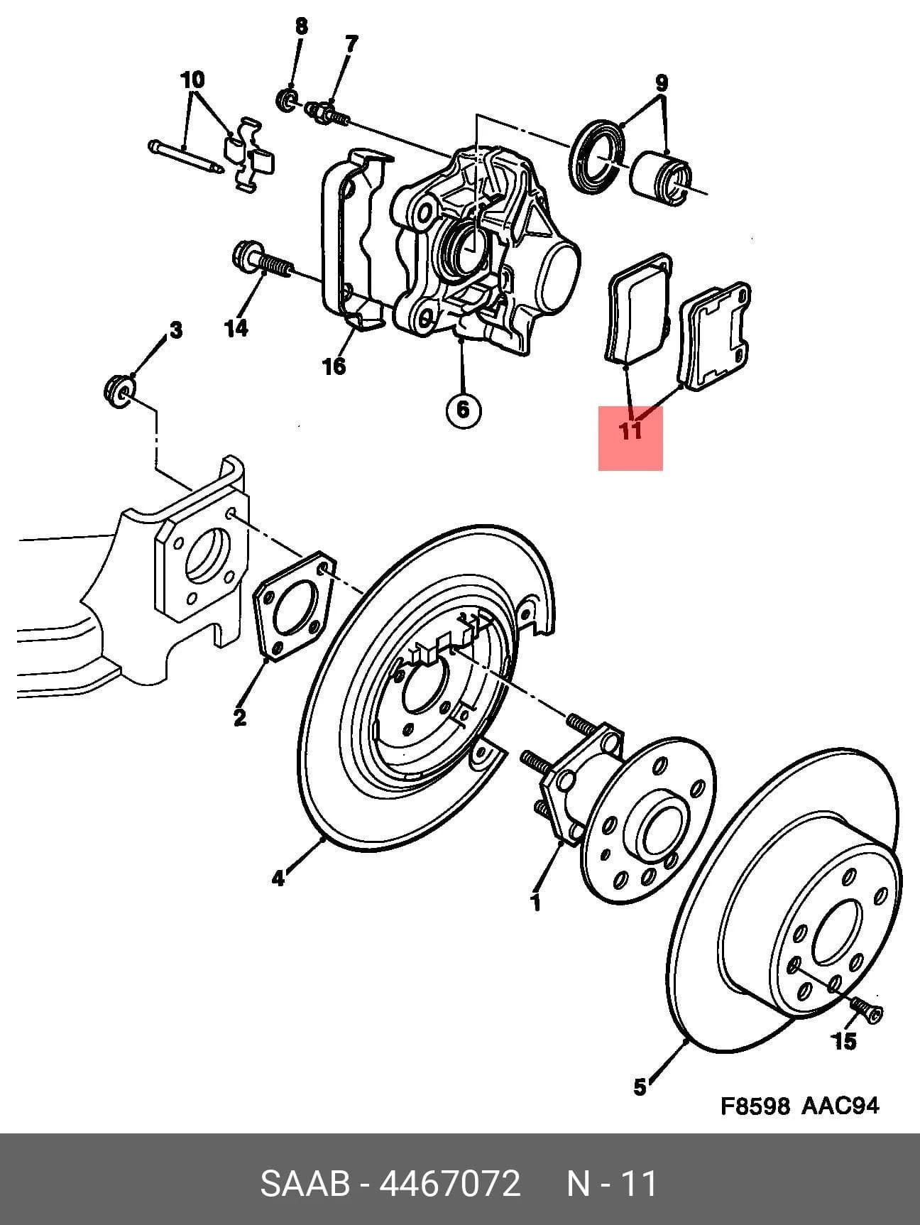 BRAKE PADS — Brakes
