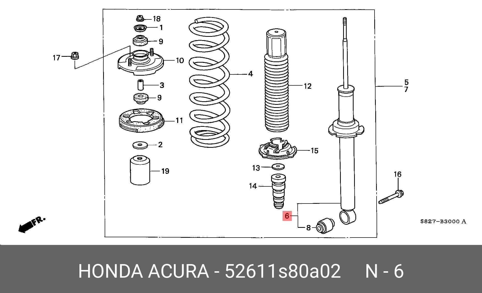 SHOCK ABSORBER — Suspension &amp; Frame