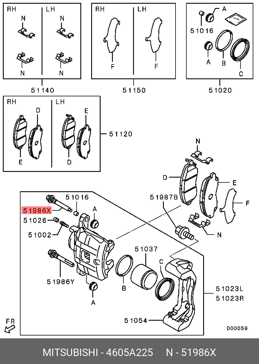 CALLIPER PIN — Caliper Assembly